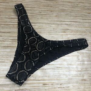 3426 RIS-K Nostalgia bikini bottom BLACK NUDE size M nwt